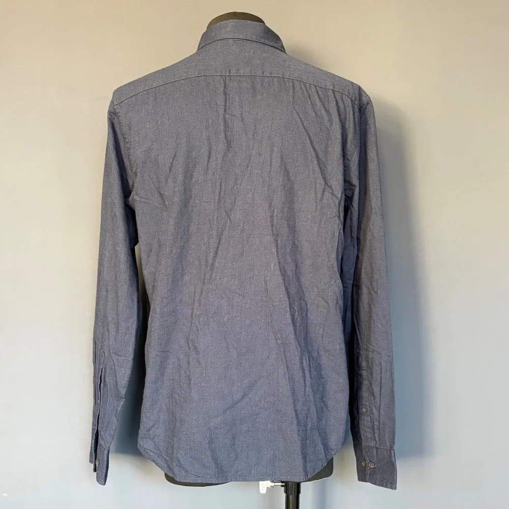 New with Tags - Banana Republic Slim Untucked Button Down Shirt Navy | Sz Medium